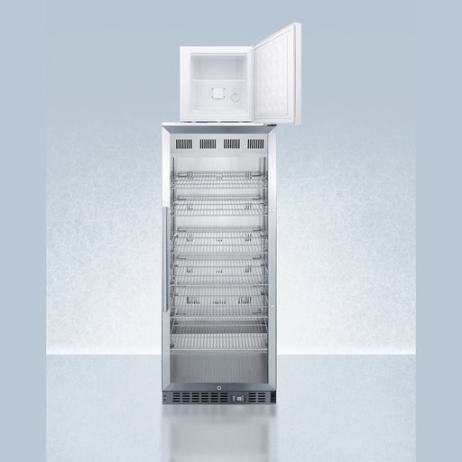 Accucold Summit - 24" Wide All-refrigerator/all-freezer Combination - ACR1151-FS24LSTACKPRO