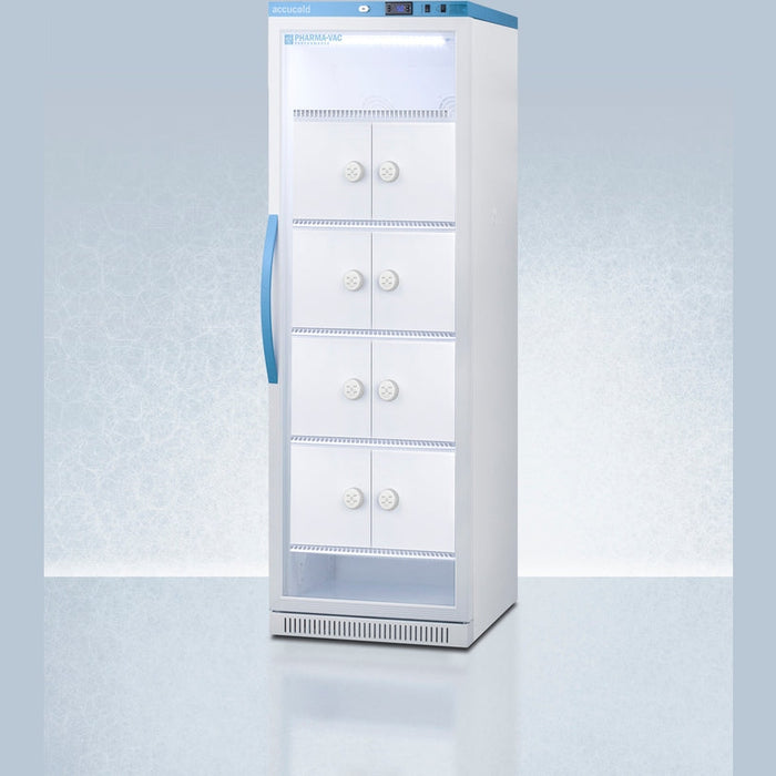 Accucold Summit - 15 Cu.Ft. Upright Vaccine Refrigerator with Interior Lockers - ARG15PVLOCKER