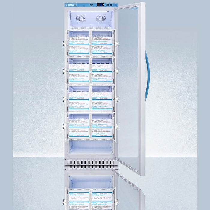 Accucold Summit - 15 Cu.Ft. Upright Vaccine Refrigerator with Interior Lockers - ARG15PVLOCKER