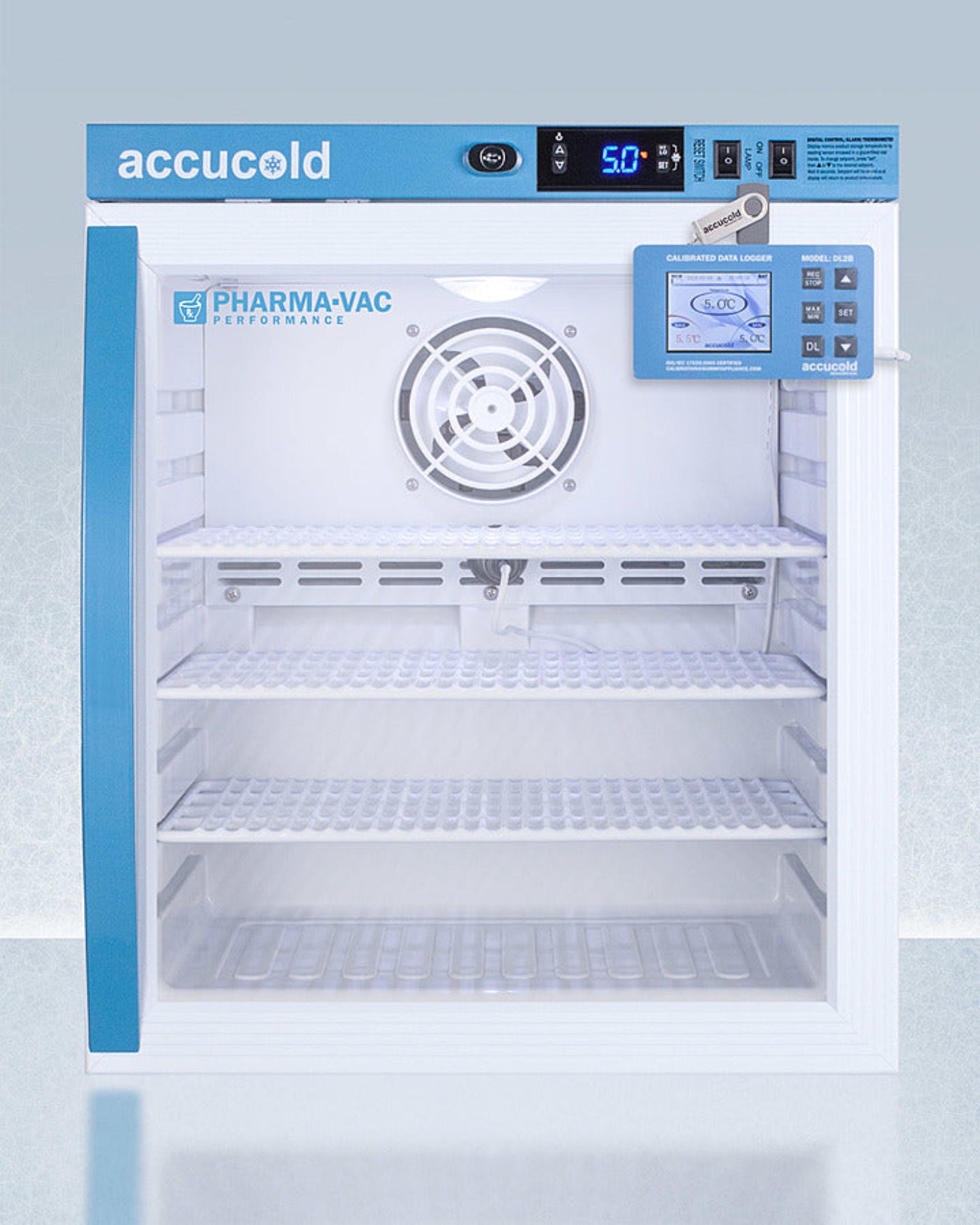 Accucold - 1 Cu.Ft. Compact Vaccine Refrigerator - ARG1PVDL2B