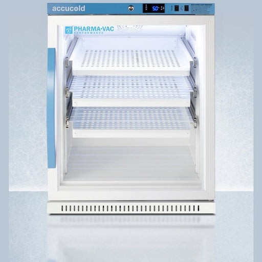 Accucold Summit - 6 Cu.Ft. ADA Height Vaccine Refrigerator with Removable Drawers - ARG6PVDR