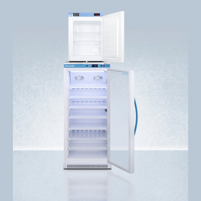 Accucold Summit - 24" Wide All-Refrigerator/All-Freezer Combination - ARG8PV-FS30LSTACKMED2