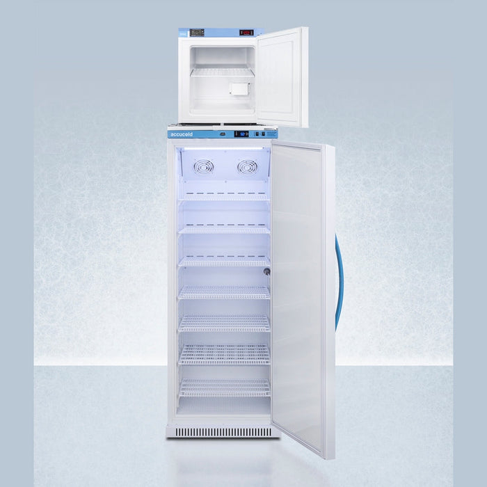 Accucold Summit - 24" Wide All-refrigerator/all-freezer Combination - ARS12PV-FS24LSTACKMED2