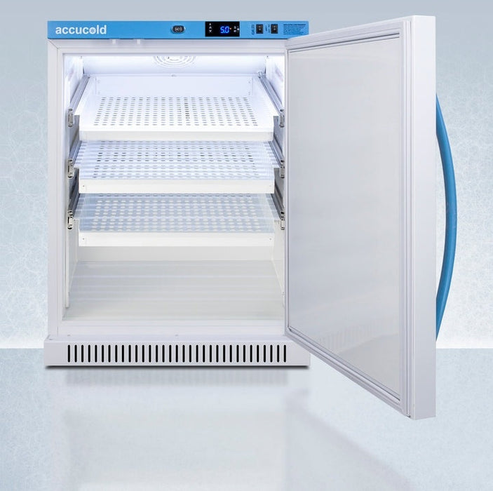 Accucold Summit - 6 Cu.Ft. ADA Height Vaccine Refrigerator with Removable Drawers - ARS6PVDR