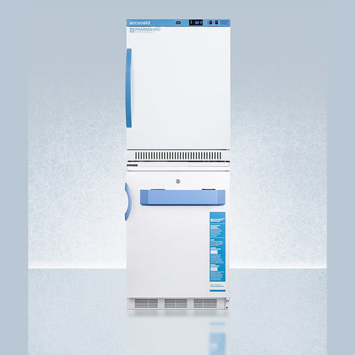 Accucold Summit - 24" Wide All-Refrigerator/All-Freezer Combination - ARS6PV-VT65MLSTACKMED2