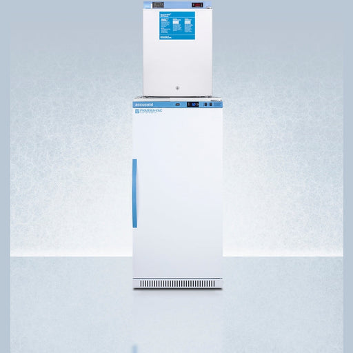 Accucold Summit - 24" Wide All-Refrigerator/All-Freezer Combination - ARS8PV-FS30LSTACKMED2