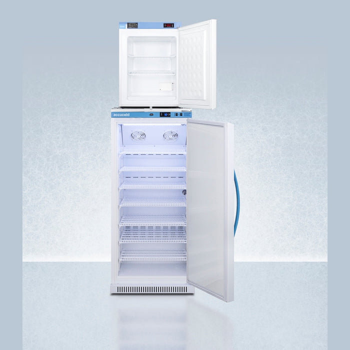 Accucold Summit - 24" Wide All-Refrigerator/All-Freezer Combination - ARS8PV-FS30LSTACKMED2