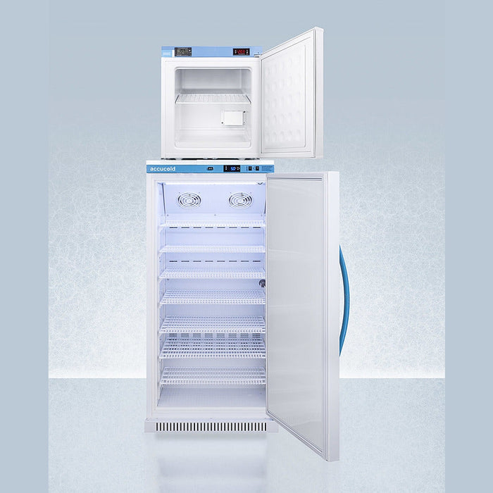 Accucold Summit - 24" Wide All-Refrigerator/All-Freezer Combination - ARS8PV-FS24LSTACKMED2