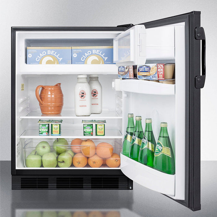 Accucold Summit - 24" Wide Refrigerator-Freezer - CT66BK