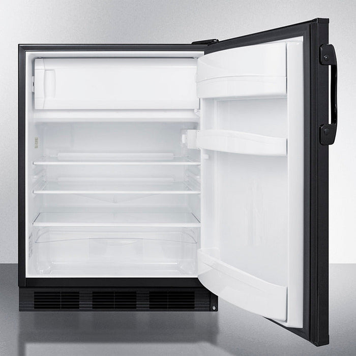 Accucold Summit - 24" Wide Refrigerator-Freezer - CT66BK