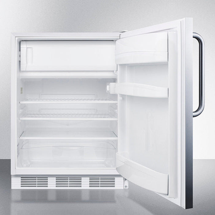 Accucold Summit - 24" Wide Built-In Refrigerator-Freezer, ADA Compliant - CT66LWCSSADA