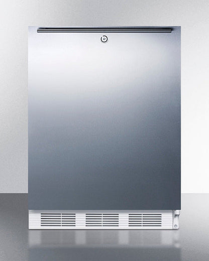 Accucold Summit - 24" Wide Built-In Refrigerator-Freezer, ADA Compliant  -  CT66LWBISSHHADA