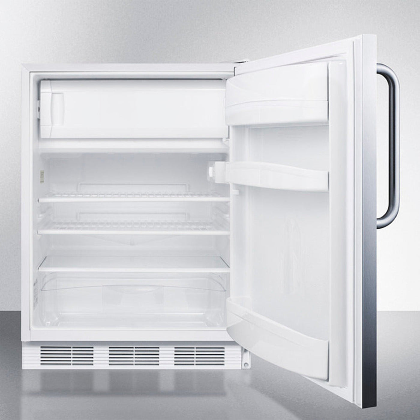 Accucold Summit - 24" Wide Built-In Refrigerator-Freezer, ADA Compliant  -  CT66LWBISSTBADA
