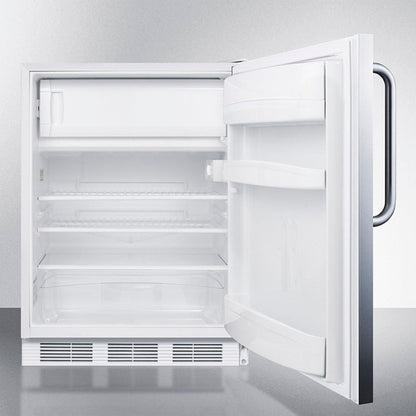 Accucold Summit - 24" Wide Built-In Refrigerator-Freezer, ADA Compliant  -  CT66LWBISSTBADA