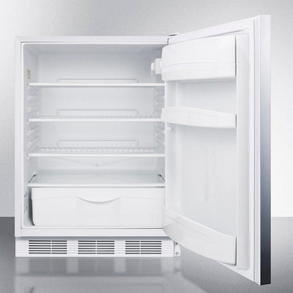 Summit - 24" Wide Built-In All-Refrigerator, ADA Compliant -  FF6LWBI7SSHHADA