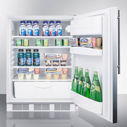 Accucold Summit - 24" Wide Built-In All-Refrigerator, ADA Compliant  -  FF6LWBI7SSHVADA