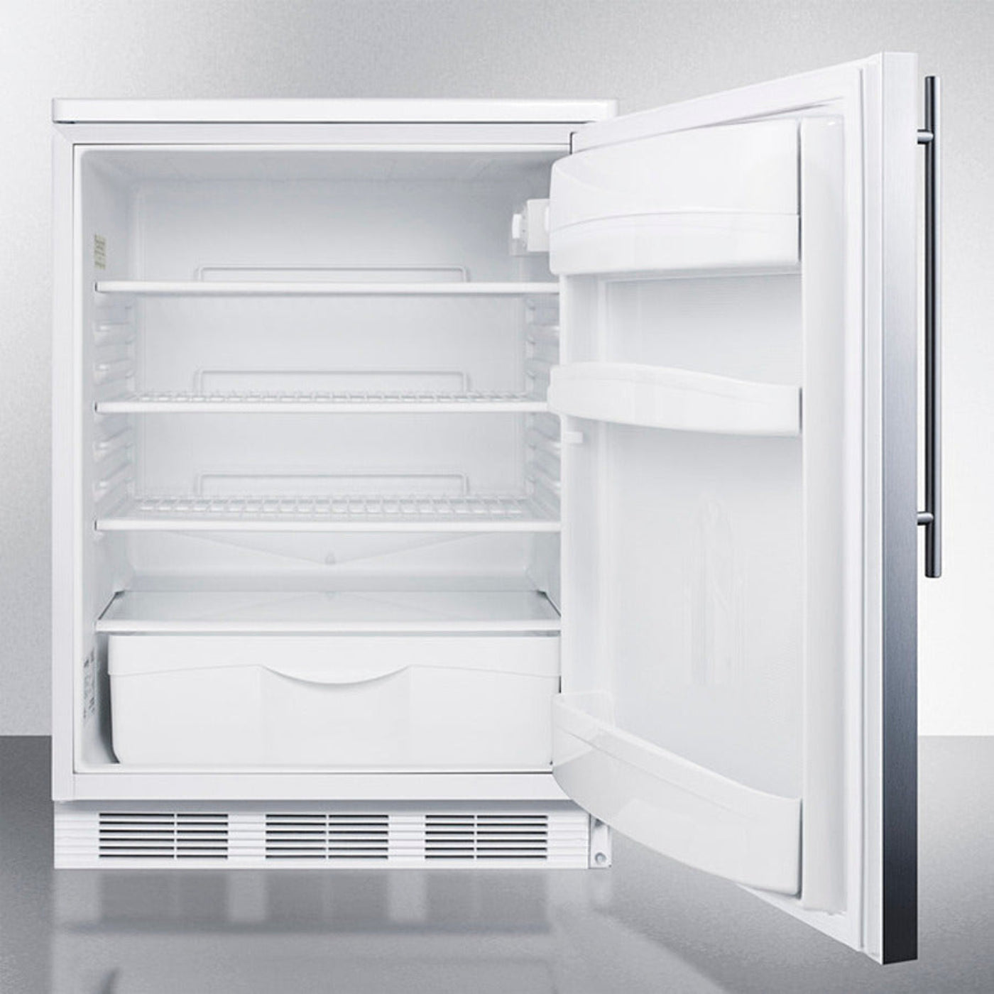 Summit - 24" Wide Built-In All-Refrigerator -  FF6LWBI7SSHV