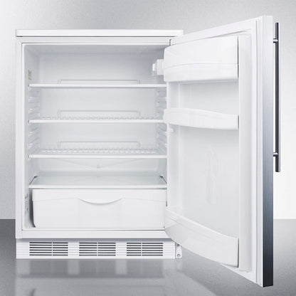 Summit - 24" Wide Built-In All-Refrigerator -  FF6LWBI7SSHV