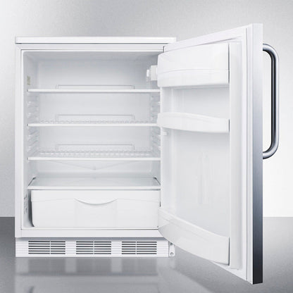 Summit - 24" Wide Built-In All-Refrigerator -  FF6LWBI7SSTB