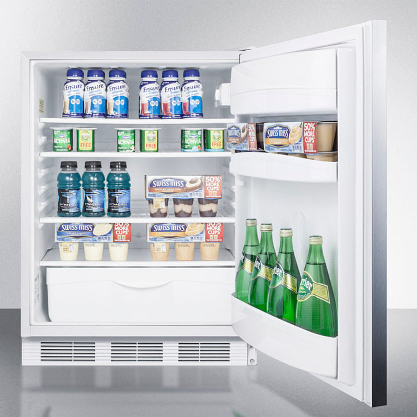 Summit - 24" Wide Built-In All-Refrigerator, ADA Compliant -  FF6LWBI7SSHHADA