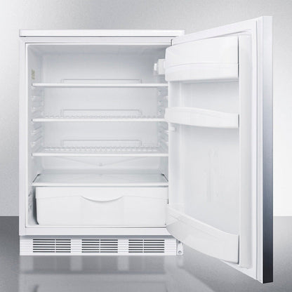 Summit - 24" Wide Built-In All-Refrigerator -  FF6LWBI7SSHH