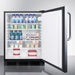 Accucold Summit - 24" Wide Built-In All-Refrigerator FF7LBLKCSS