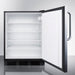 Accucold Summit - 24" Wide Built-In All-Refrigerator FF7LBLKCSS