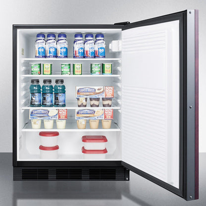 Summit - 24" Wide Built-In All-Refrigerator -  FF7BKBIIF