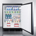 Accucold Summit - 24" Wide Built-In All-Refrigerator - FF7LBLKBIIF