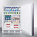 Accucold Summit - 24" Wide Built-In All-Refrigerator, ADA Compliant - FF7LWBIIFADA