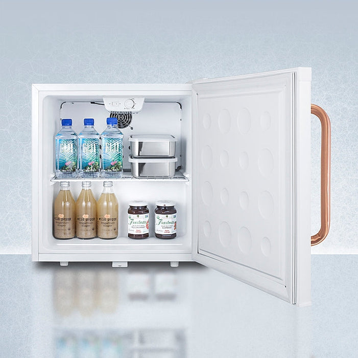 Accucold Summit - Compact All-Refrigerator with Antimicrobial Pure Copper Handle - FFAR23LTBC