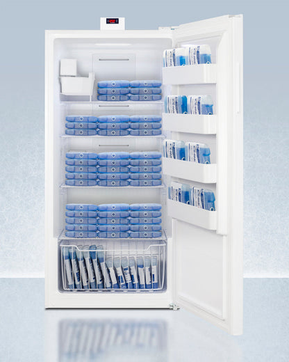Accucold - 33" Wide Upright All-Freezer with Icemaker