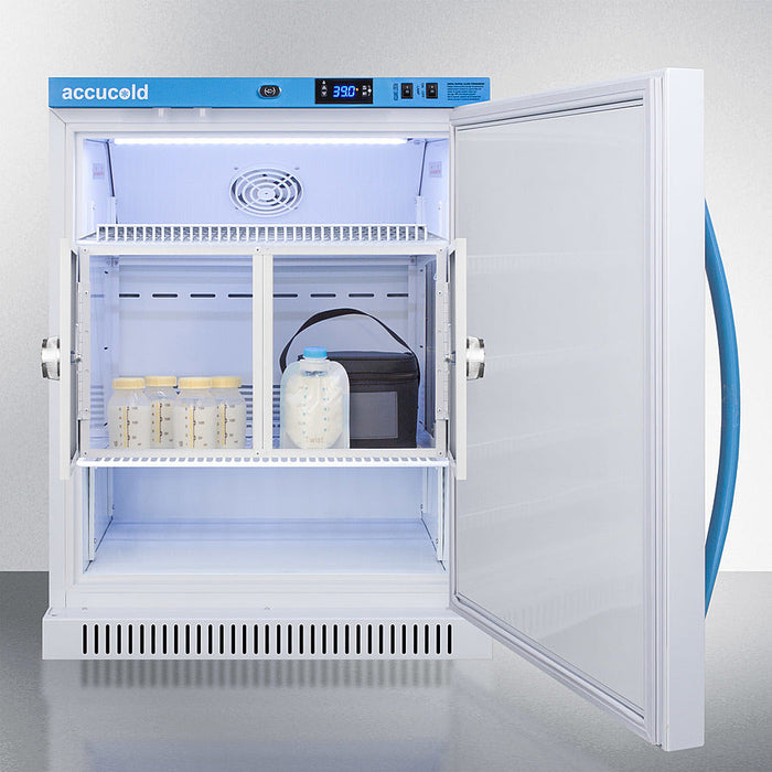 Summit - 6 Cu.Ft. MOMCUBE™ Breast Milk Refrigerator, ADA Height _ MLRS6MCLK