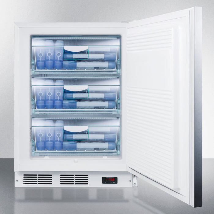 Accucold Summit - 24" Wide Built-In All-Freezer, ADA Compliant - VT65ML7BISSHHADA