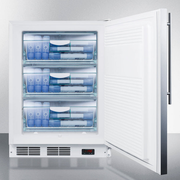 Accucold Summit - 24" Wide Built-In All-Freezer, ADA Compliant - VT65ML7BISSHVADA