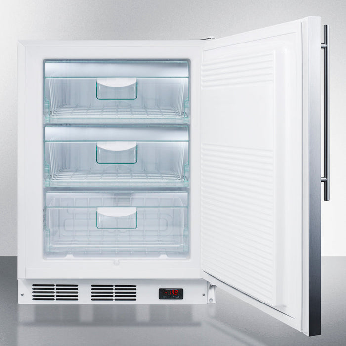 Accucold Summit - 24" Wide Built-In All-Freezer, ADA Compliant - VT65ML7BISSHVADA