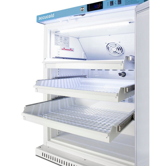 Accucold Summit - 6 Cu.Ft. ADA Height Vaccine Refrigerator with Removable Drawers - ARS6PVDR