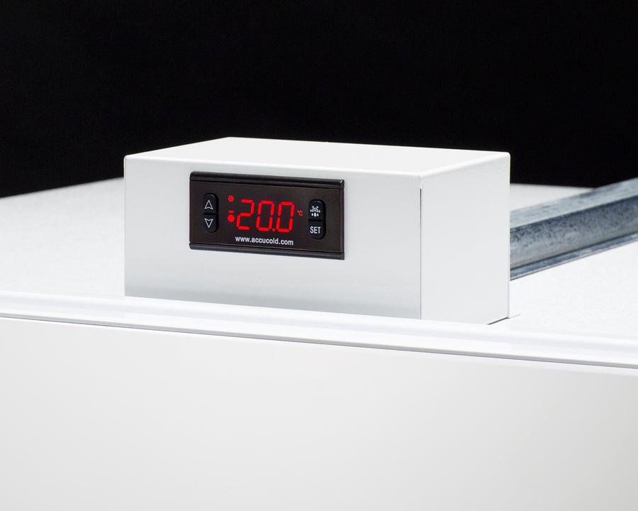 Accucold - 33" Wide Upright All-Freezer with Icemaker