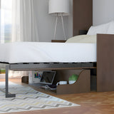 Murphy Bed With Desk, Full Size, Coventry Walnut by Leto Muro