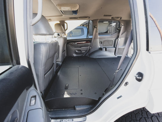 GOOSE GEAR Lexus GX470 2002-2009 - Second Row Seat Delete Plate System - 3082-GGR-SH