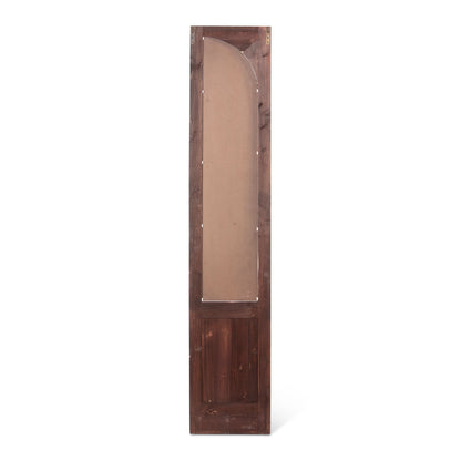 Park Hill Collection Mirrored Sidelights - Elegant Set of 2 with White-Washed Finish and Unique Blue Highlights for Home Decor - EWI26166