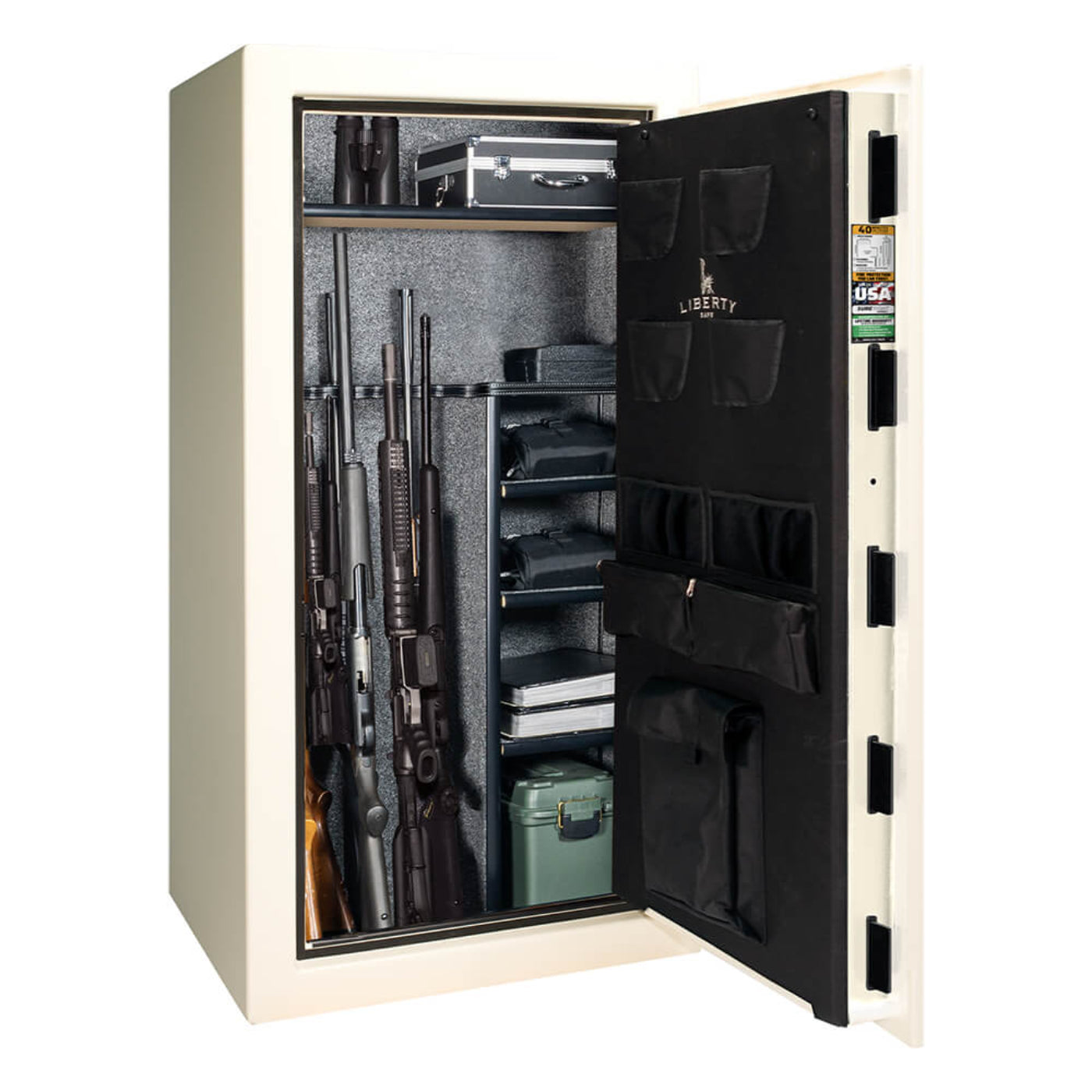 Liberty Safe Centurion 24 Gun Safe White Textured - LIB Cen 24 White