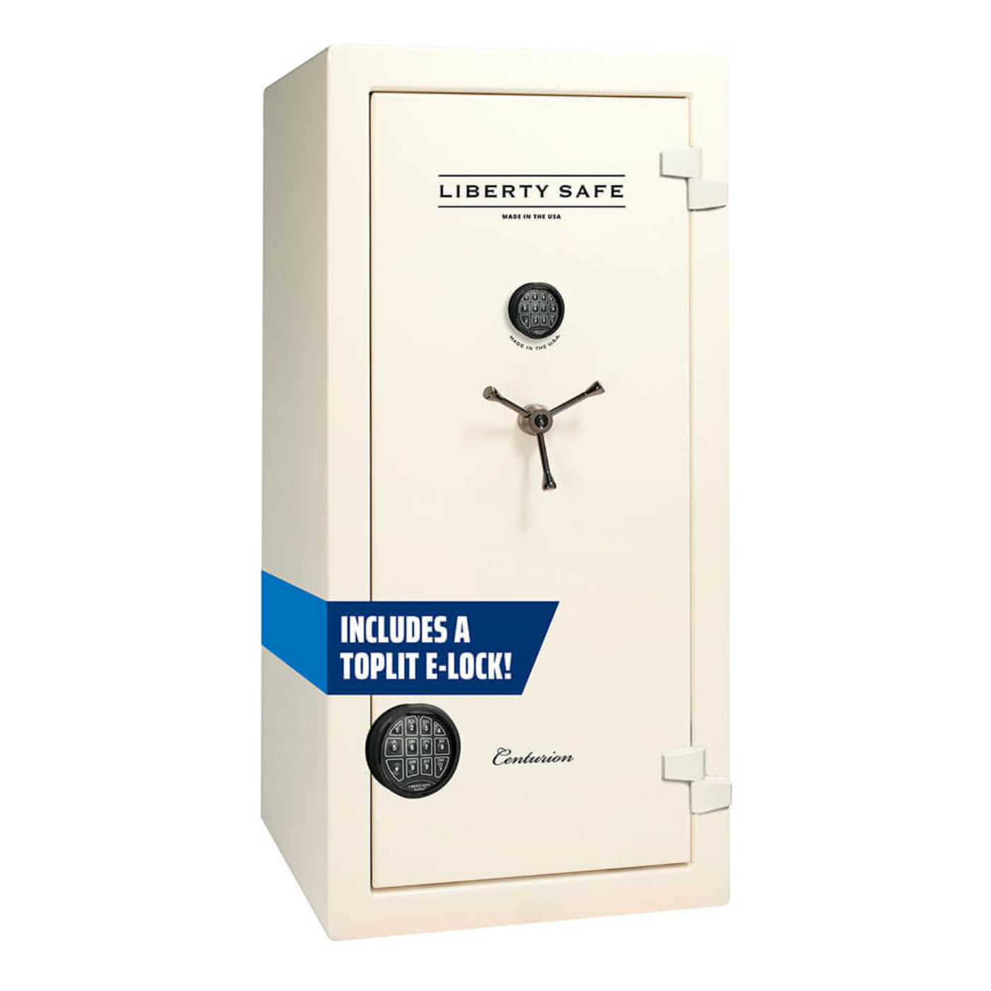 Liberty Safe Centurion 24 Gun Safe White Textured - LIB Cen 24 White