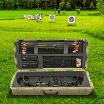SKB Cases 34.5 Inch iSeries Mathews Small Parallel Limb Bow Case, Desert Tan - 271501
