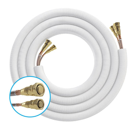 MRCOOL DIY 5th Gen 16 Ft. Pre-Charged Quick Connect Line Set, 3/8" x 5/8", for DIY 24K & 36K Mini Split Indoor Air Handler (DIY16-3858-O)