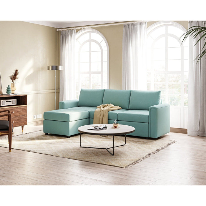 LINSY HOME RUBIK I 3 Seats with Ottoman - US-LH-SPF-Sofa-S900-A11-31-0-00