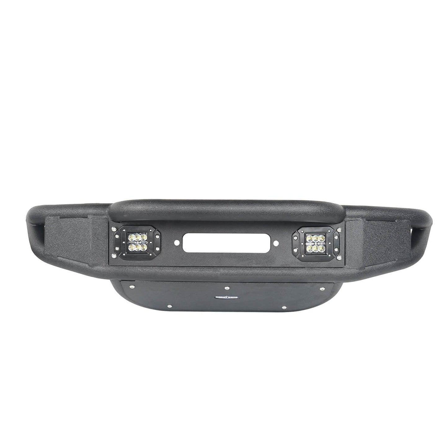 Hooke Road Lotus Tubular Stubby Front Bumper & Different Trail Rear Bumper w/Tire Carrier Combo(07-18 Jeep Wrangler JK JKU) - HE.2032+HE.2028A+HE.2028B