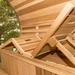Dundalk Leisurecraft - 7x6 up to 4 people Panoramic View Cedar Barrel Saunas - No Porch or Changeroom