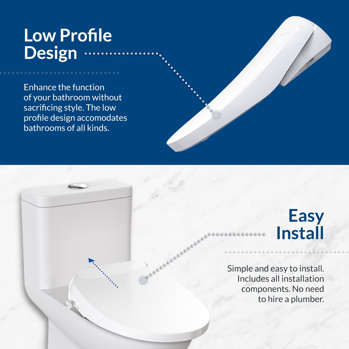 Bio Bidet Horizon Bidet Seat - 7ZHORIZONE 000