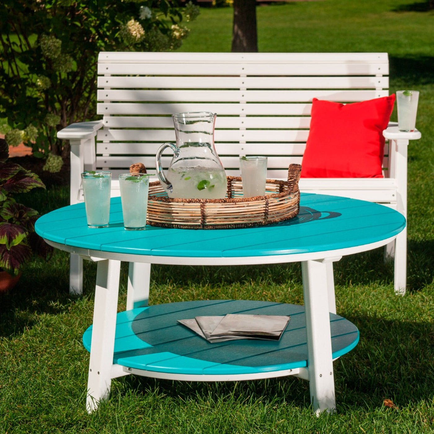 LuxCraft Deluxe Poly Conversation Table - PDCTAB